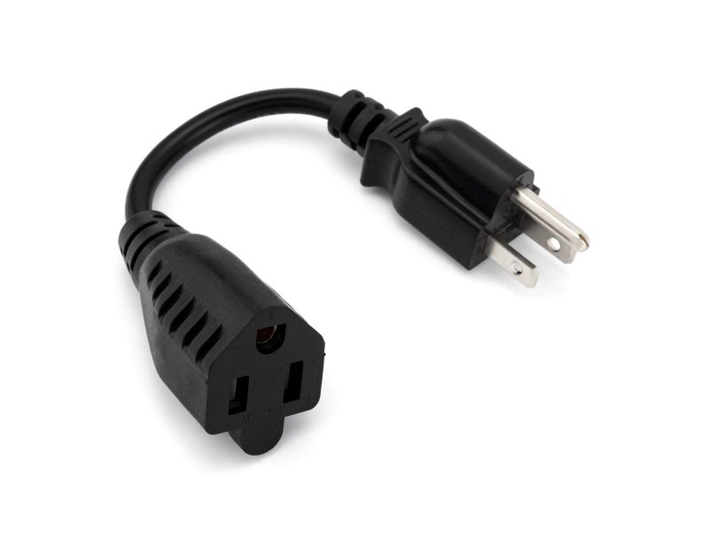 Sewell 6-Inch Power Extension Cable, 5-Pack, Outlet Saver, 18 AWG - Image 2